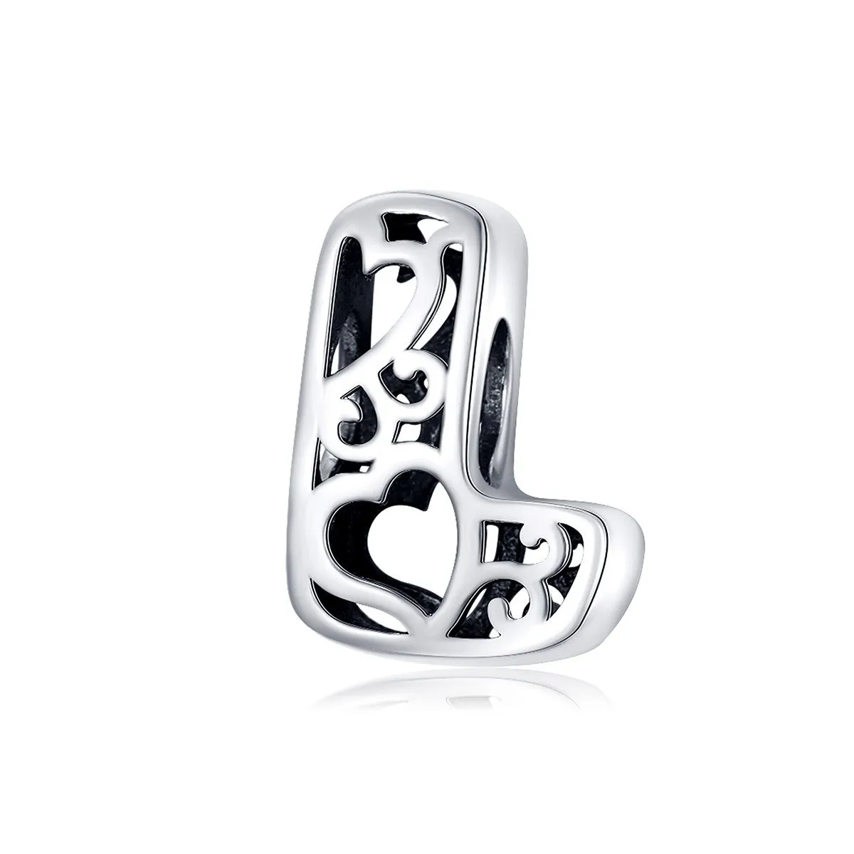 Magic Letters Collection Initial Letter A-Z 925 Sterling Silver Charms for Bracelet