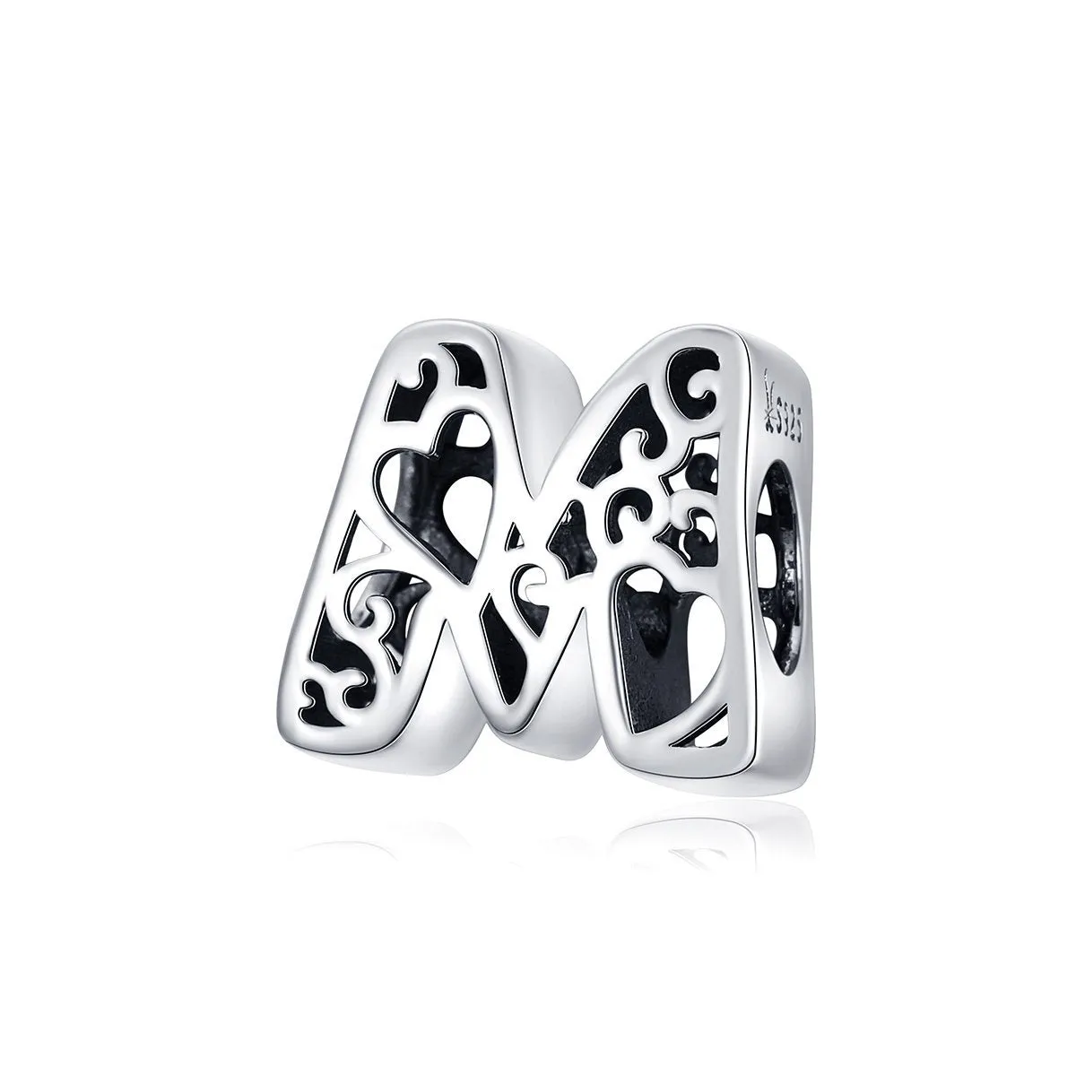 Magic Letters Collection Initial Letter A-Z 925 Sterling Silver Charms for Bracelet