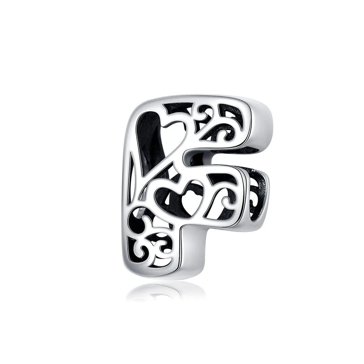 Magic Letters Collection Initial Letter A-Z 925 Sterling Silver Charms for Bracelet