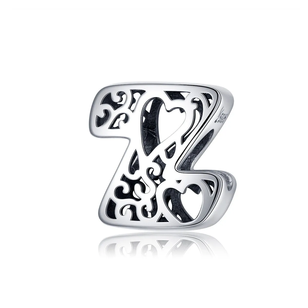 Magic Letters Collection Initial Letter A-Z 925 Sterling Silver Charms for Bracelet