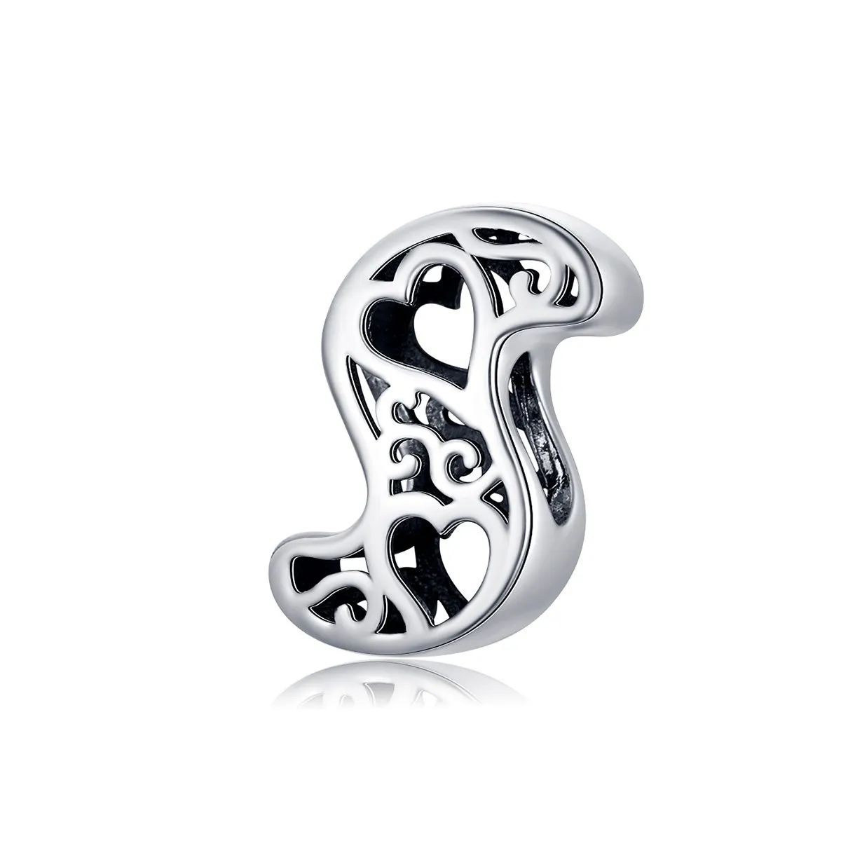 Magic Letters Collection Initial Letter A-Z 925 Sterling Silver Charms for Bracelet