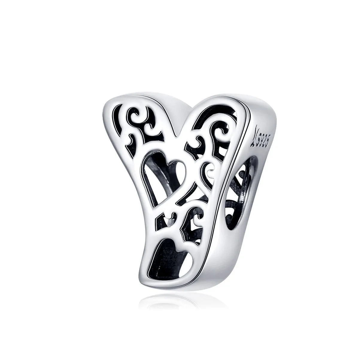 Magic Letters Collection Initial Letter A-Z 925 Sterling Silver Charms for Bracelet