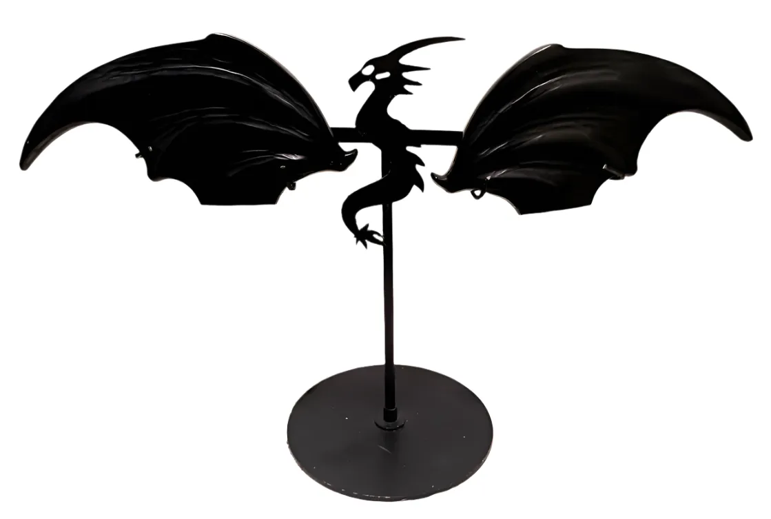 Obsidian Crystal Dragon Wings