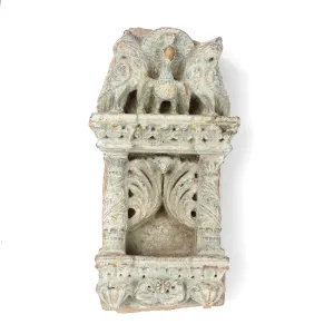 Old Stone Lamp Niche From Gujarat - 19th Century