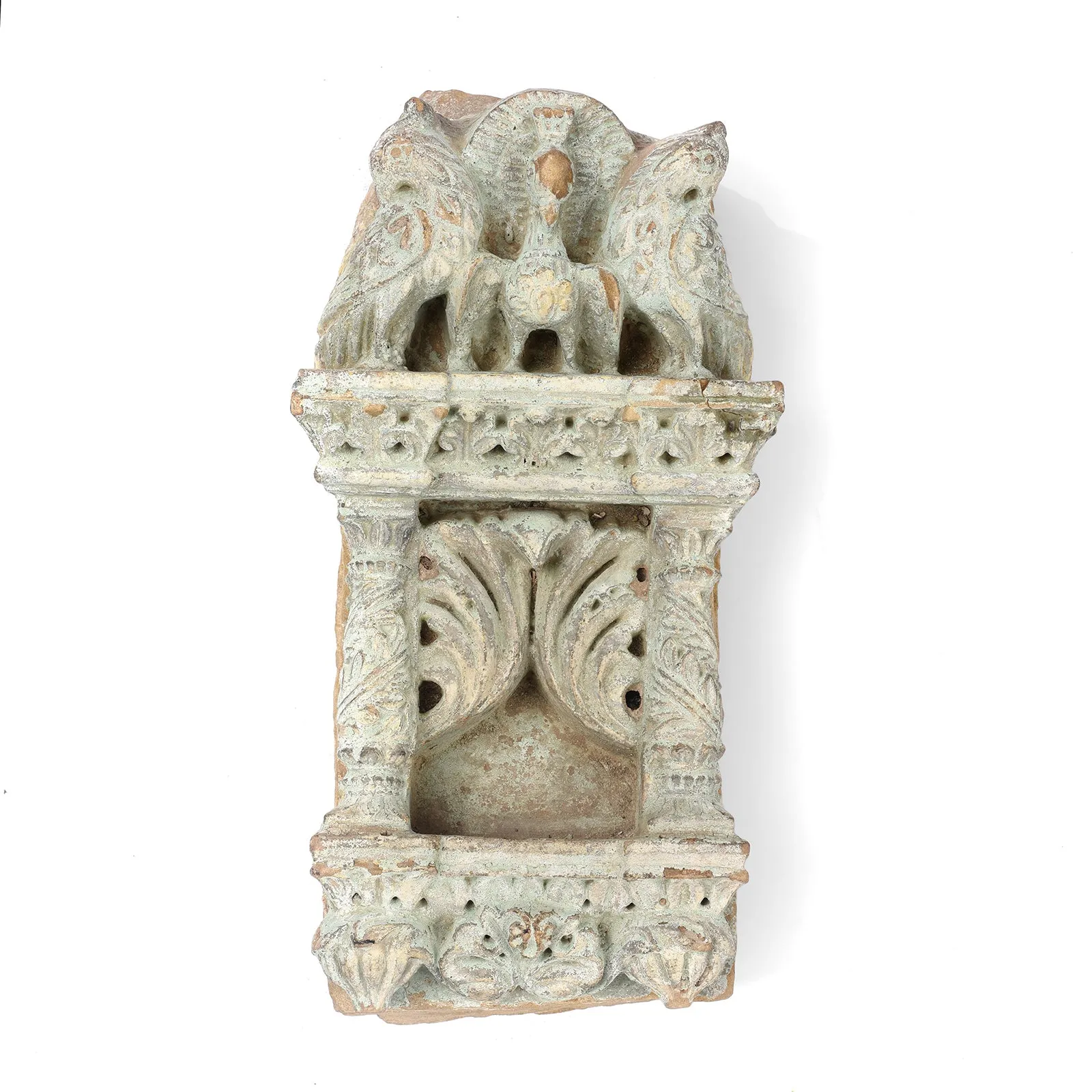 Old Stone Lamp Niche From Gujarat - 19th Century