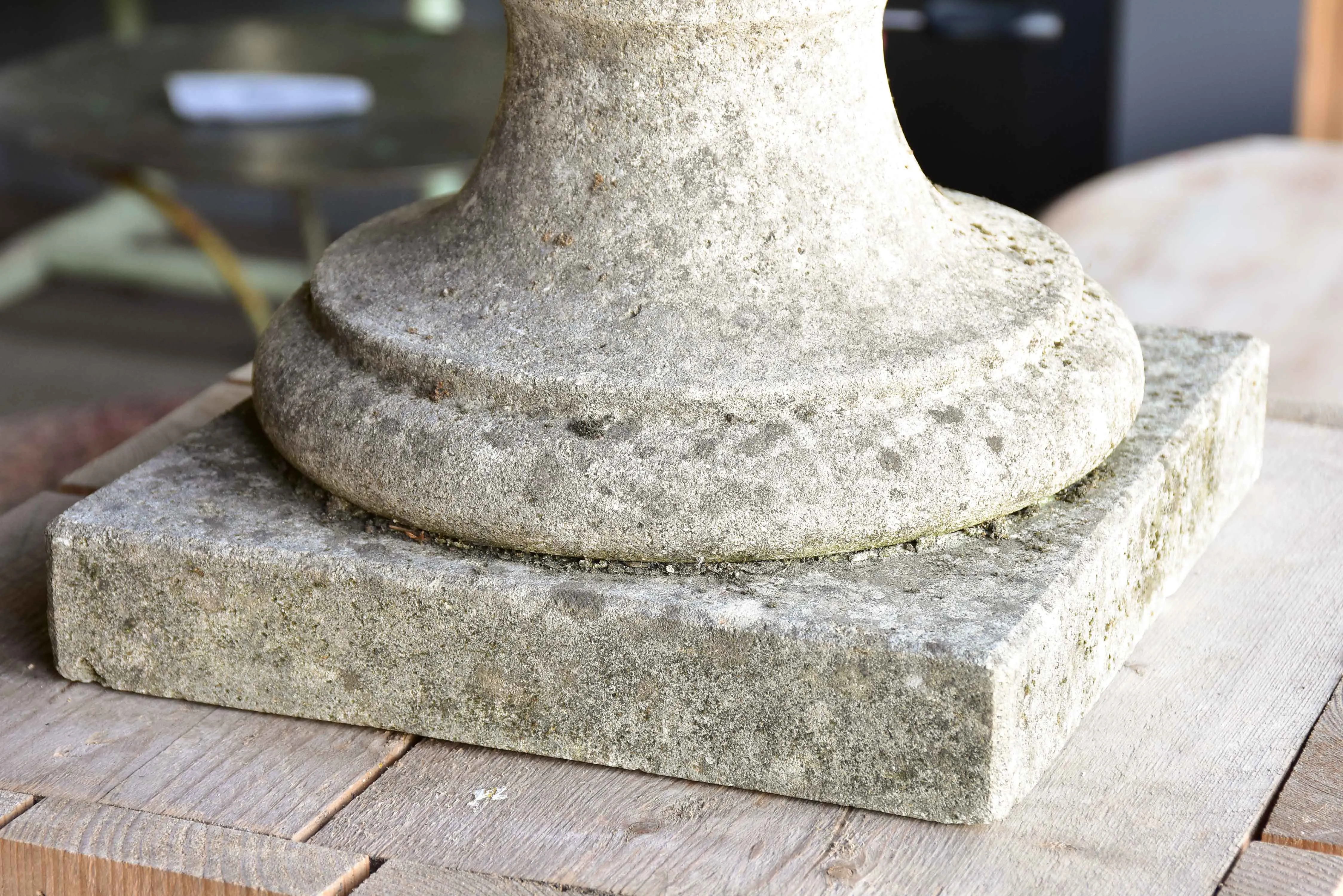 Pair of antique Italian stone garden urns