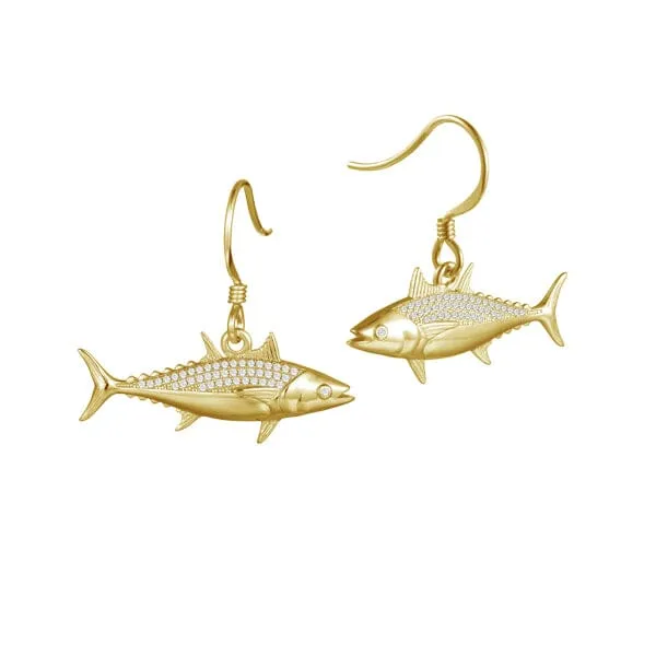 Pavé Tuna Earrings