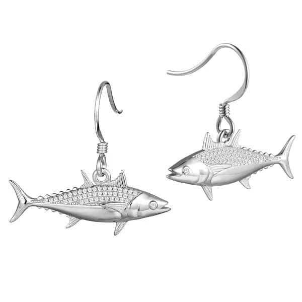 Pavé Tuna Earrings