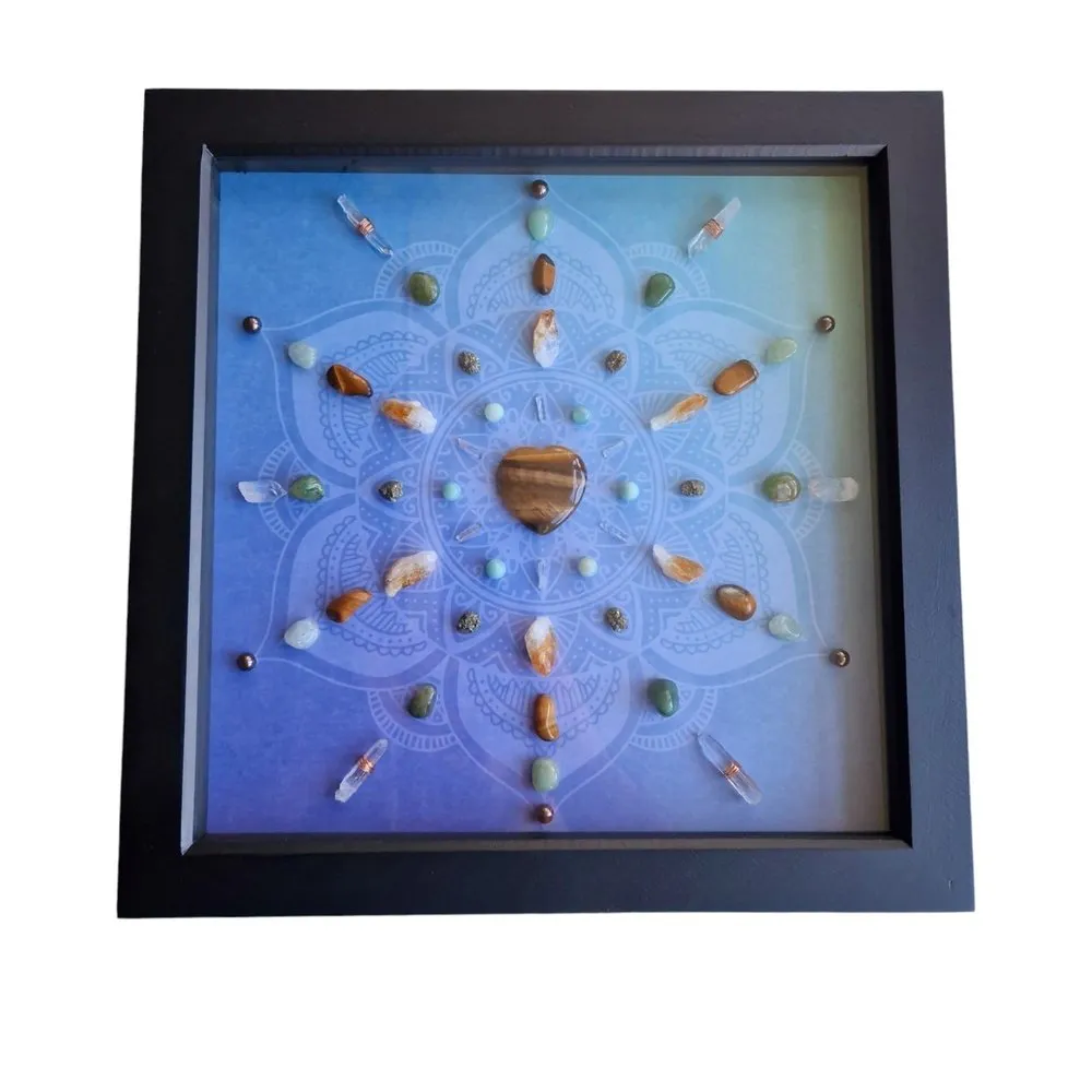 Prosperity And Abundance Crystal Grid