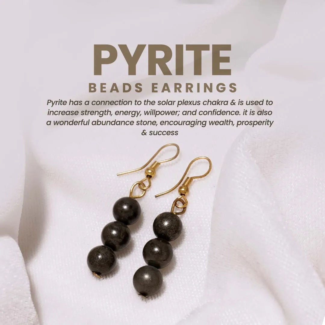 Pyrite Beads Earrings