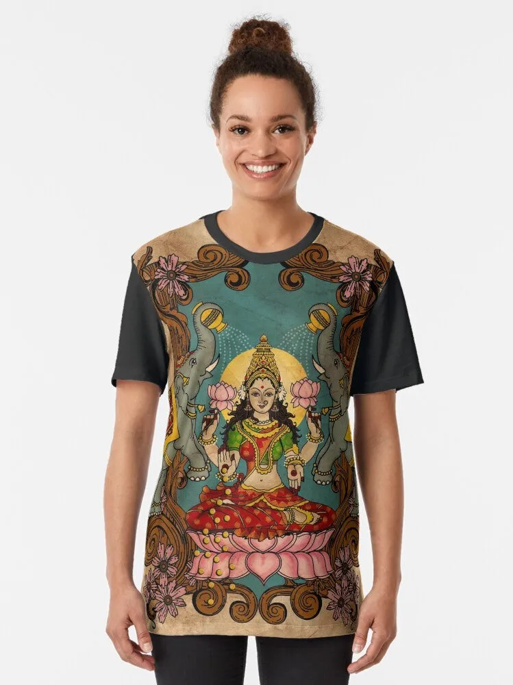 "Lakshmi - Goddess of Wealth Graphic T-Shirt"