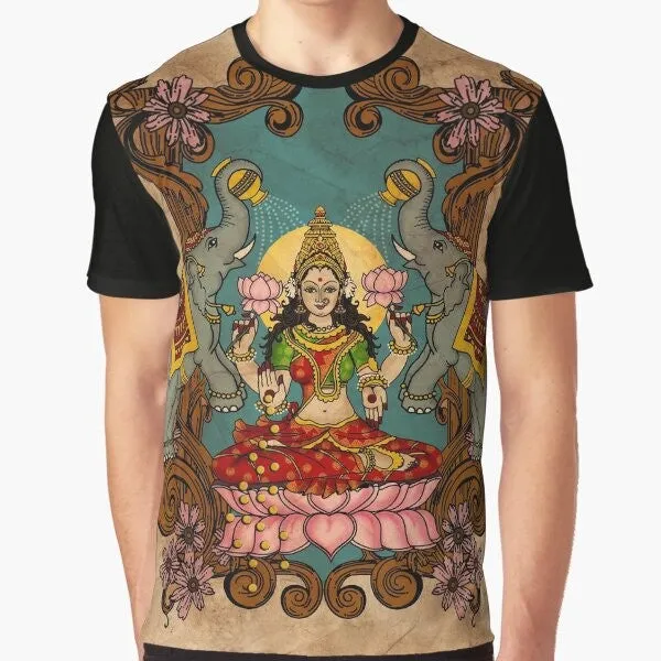 "Lakshmi - Goddess of Wealth Graphic T-Shirt"