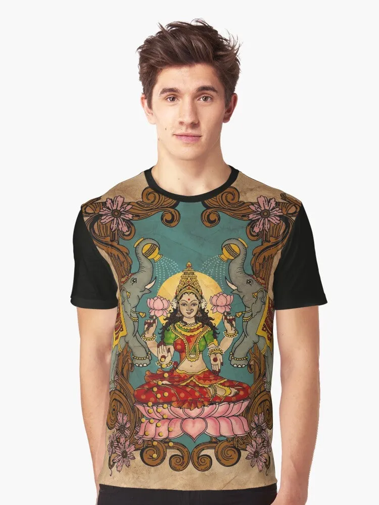 "Lakshmi - Goddess of Wealth Graphic T-Shirt"