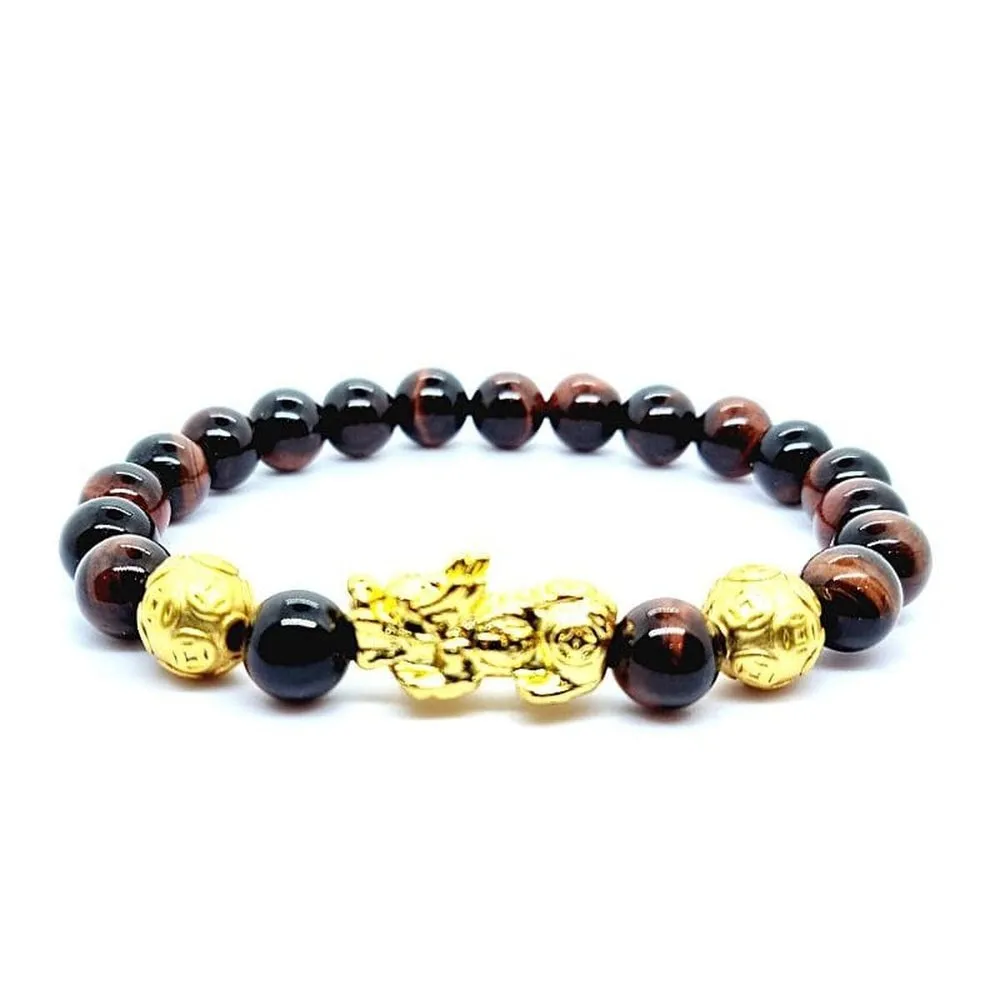 Red Tiger's Eye Pixiu Bracelet