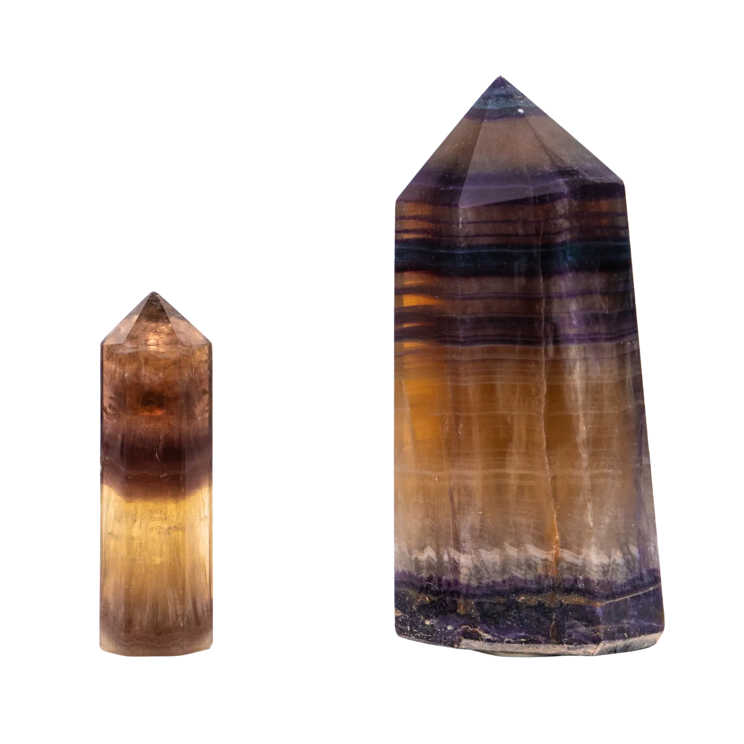 Smoky Fluorite Point