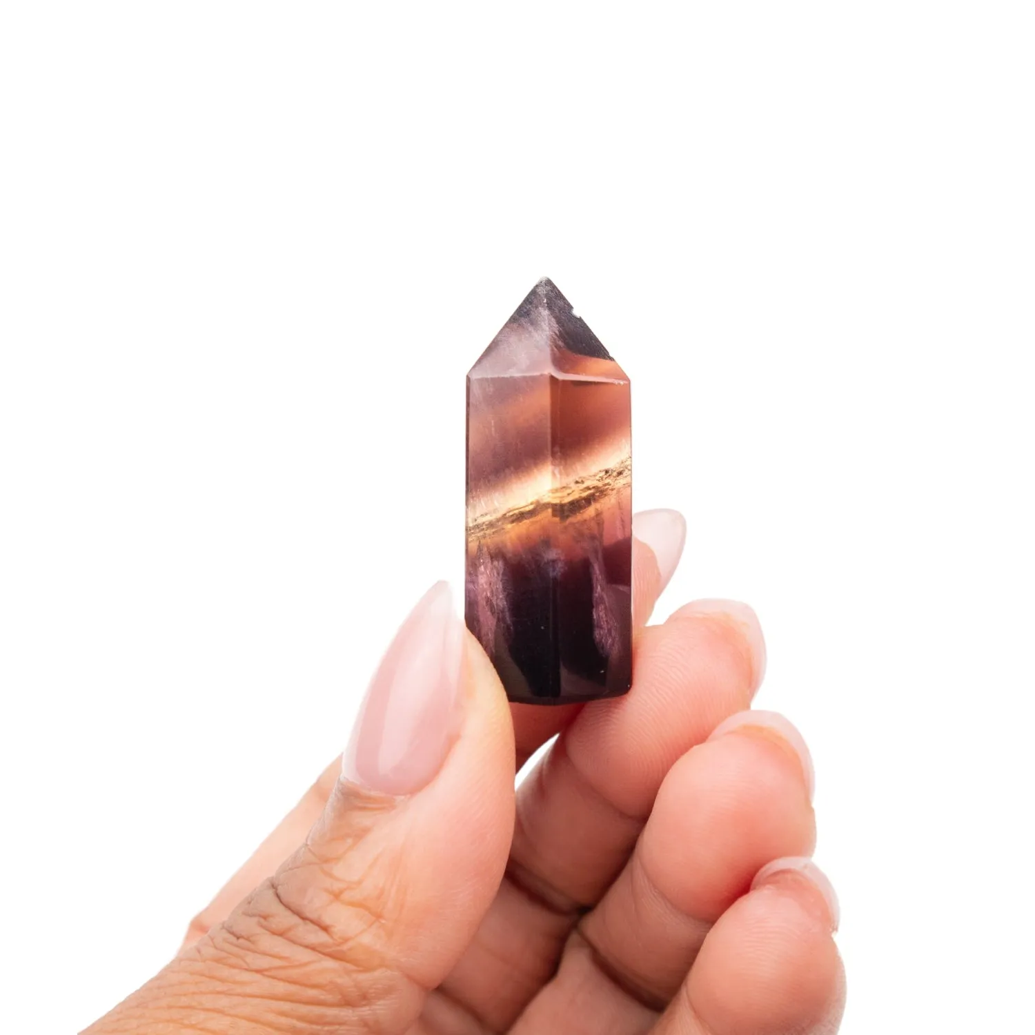 Smoky Fluorite Point