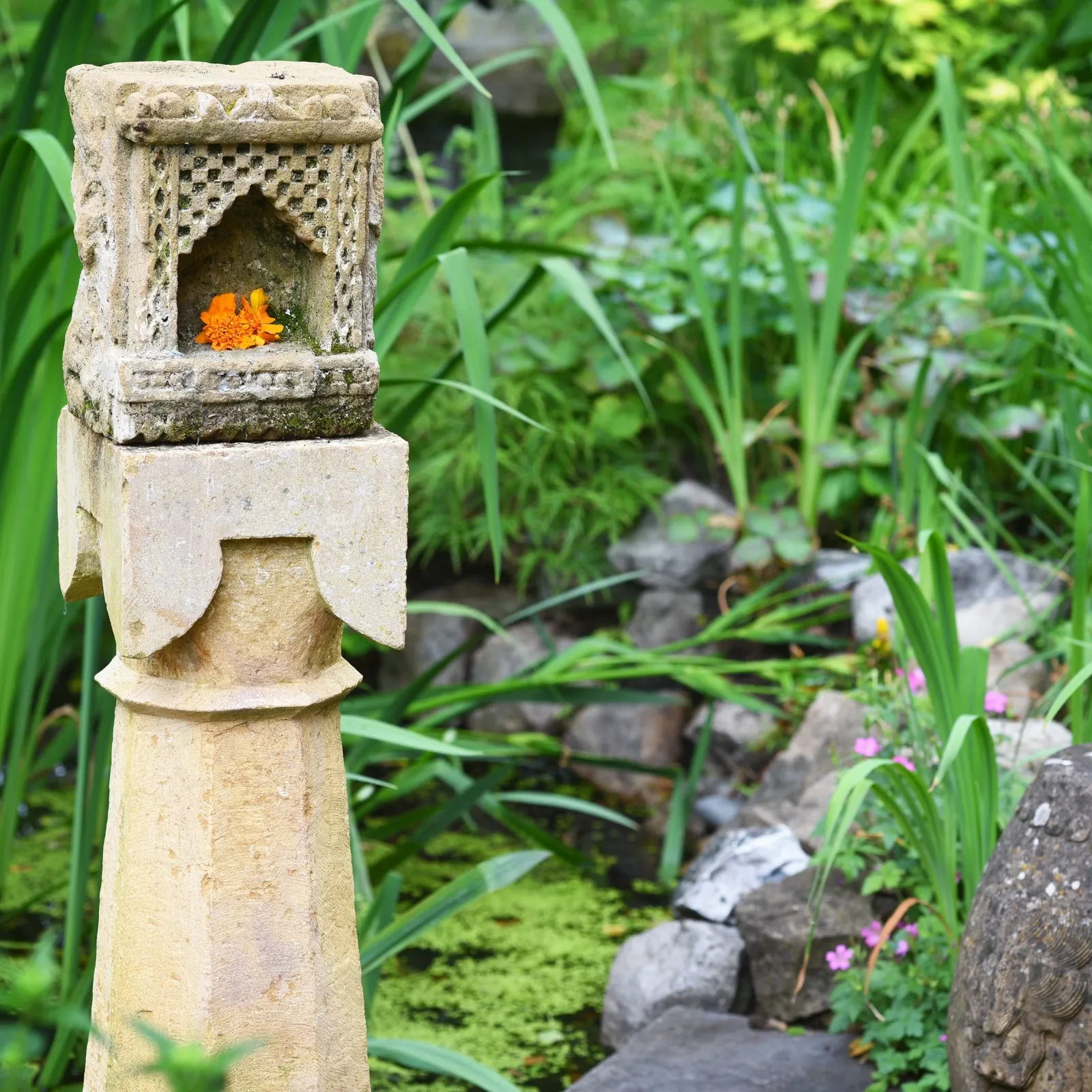 Stone Lamp Niche From Gujarat - 19th Century