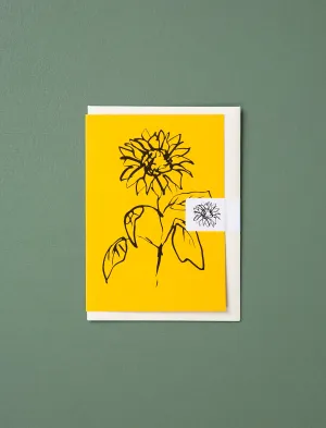 Sunflower Greeting Card