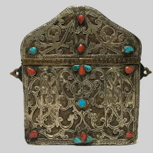 Tibetan ANTIQUE GAO PRAYER BOX