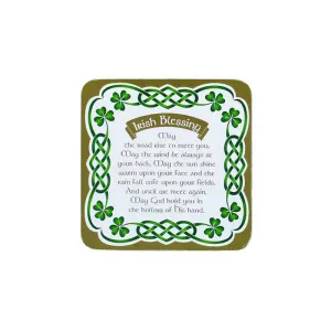 Traditional Irish Blessing Coaster