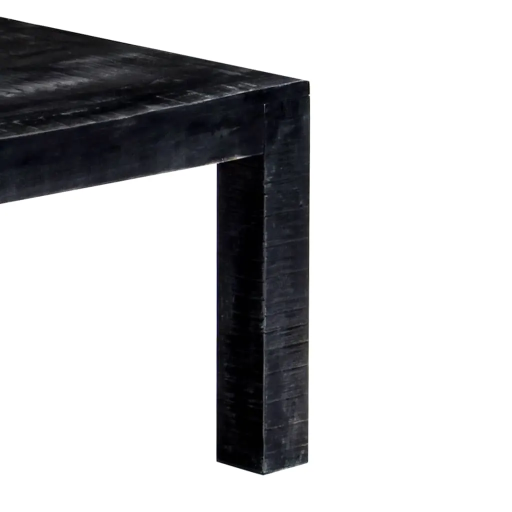 vidaXL Coffee Table Black 110x50x35 cm Solid Mango Wood