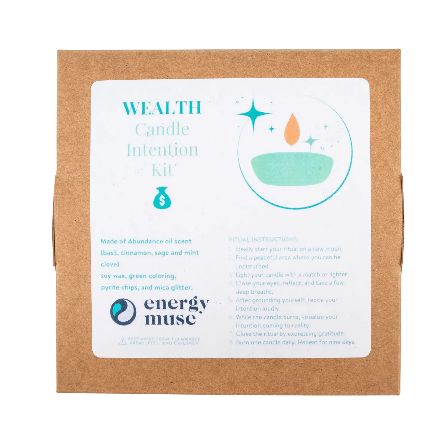 Wealth Tea Light Candles